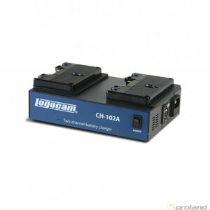 CH-102 A Двухканальное одновременное зарядное устройство  предназначено для зарядки аккумуляторов серии A-PACK и аккумуляторов других производителей с посадочной площадкой типа Gold Mount