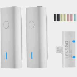 LENSGO 518C Комплект радиомикрофона, 2 петлички, 1 приемник для телефона