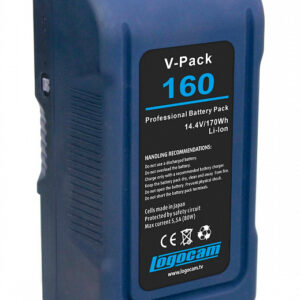 V-Pack 160 литий-ионная аккумуляторная батарея с номинальным напряжением 14,4В и емкостью 170Вт*Ч c креплением V-lock, разъем 2-пин АВ