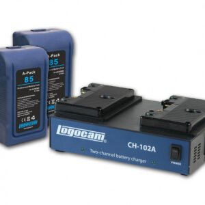 A-Kit 170 комплект : аккумуляторы A-Pack 85 - 2 шт и зарядное устройство CH-102A со встроенным источником питания