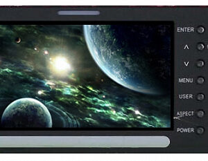 BPS 3-5H Сборка из трех мониторов размером 5", разрешение 800x480, соотношение сторон 15:9, поддерживаемые форматы 16:9/4:3, яркость 220 кд/кв.м, контрастность 300:1, углы обзора  170/170 град. Входы на каждый монитор: автоопределение композит/HD-SDI/SD-SDI - 2 шт, аудио - 4 шт. Выход для гарнитуры. Функциональные возможности: Vector Scope, Audio meter (8 каналов), Wave Form, Time Code, UMD строка, TALLY, Маркеры экрана, RS485.