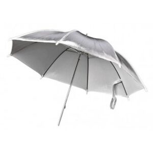 U80SW Зонт,  2-сторонний Диаметр 80 см, серебро/белый