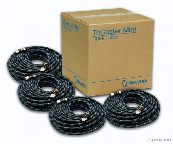 TriCaster Mini Cable Kit Комплект из 4-х специально протестированных HDMI-HDMI кабелей длиной 30м для подключения к TriCaster Mini