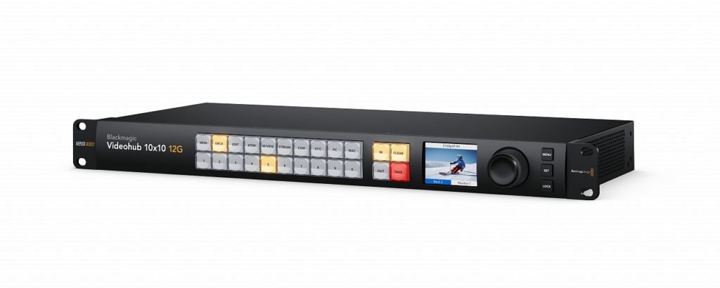 Blackmagic Videohub 10×10 12G коммутатор