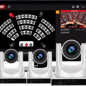 CONF SDI x4 (Premium) Медиахаб для видеоконференций. Тачскрин в комплекте. 4xSDI входа и премиальная