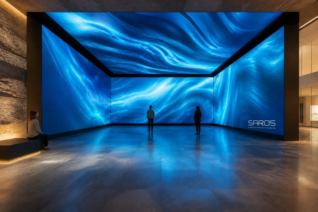Иммерсивное мультимедийное пространство с LED-экранами