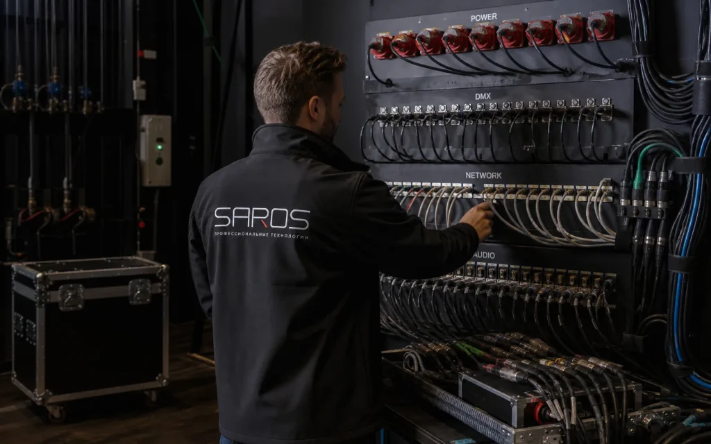 Театры Коммутация сценических систем театра SAROS